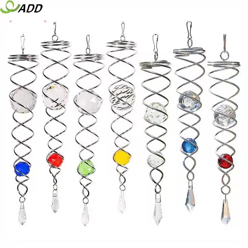 เพิ่ม Sun Catcher Wind Spinner ตกแต่งเกลียวเกลียว WIND Spinner Gazing Ball เกลียวหาง Wind Spinner St