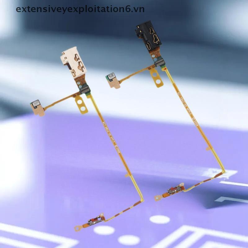 ขยายสําหรับ IPod Nano 5 5th Gen White หูฟังเสียง Ja Hold สวิทช์โมดูลไมโครโฟน Flex Cable Repair Part