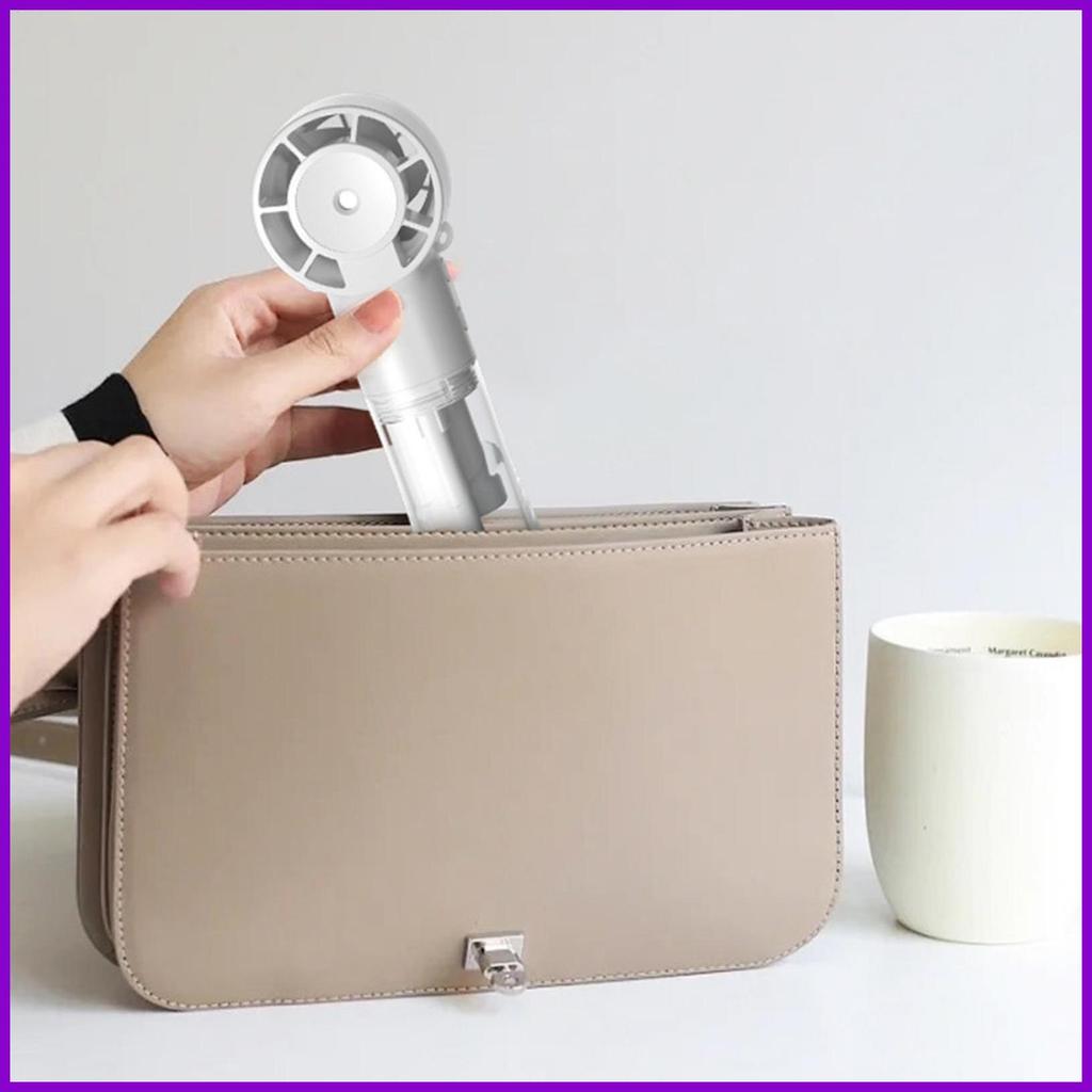 พัดลมน้ําแบบพกพา 12000 RPM พัดลมคอแบบพกพาคอขนาดเล็ก Cooling Mister 1200mAh เงียบสําหรับ Camping Trip