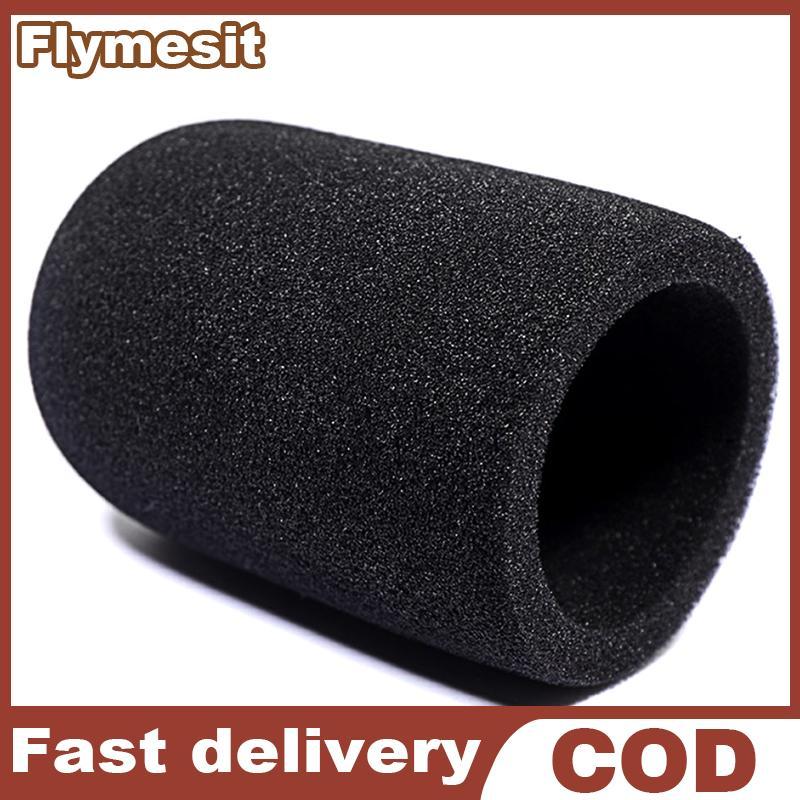 Flymesit 1PC AT2020 Mic กระจก, Windproof โฟม Pop Filter สําหรับ Audio Technica ATR2500 AT2035 AT2050