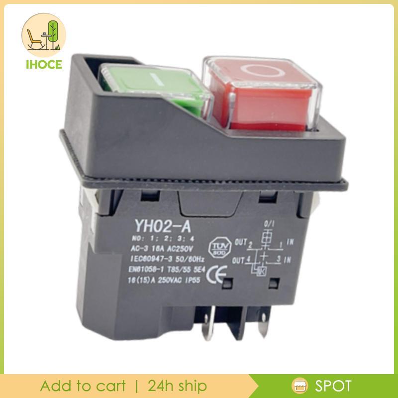 [Ihoce] สวิตช์แม่เหล็กไฟฟ้า Professional ติดตั้งง่าย Kjd17/yh02-a ปุ่มเครื่องตัดประสิทธิภาพสูงสําหรั