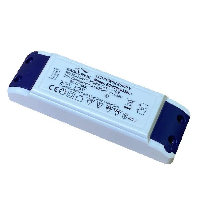 EAGLERISE 30W LED Converter 350mA คงที่ LED Driver 51V-86V EIP030C0350L1 แหล่งจ่ายไฟ LED สําหรับดาวน