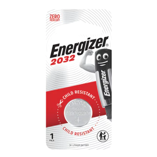 (แพ็ก1 x3) ถ่านกระดุมลิเธียม Energizer CR2032 แพ็ก 1 ENERGIZER LITHIUM ECR 2032 BS1 PACK1 x3