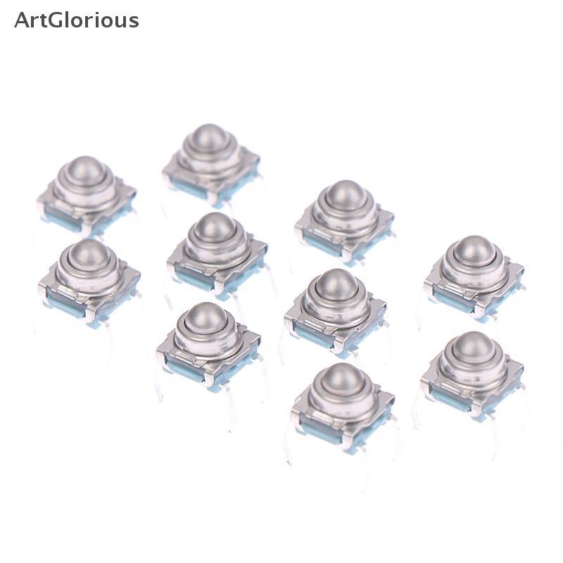 Art 10pcs TS-F007 7*7 โลหะลูกเหล็กรีเซ็ตสวิทช์ DIP ประเภท 4 พินสวิทช์สัมผัส N