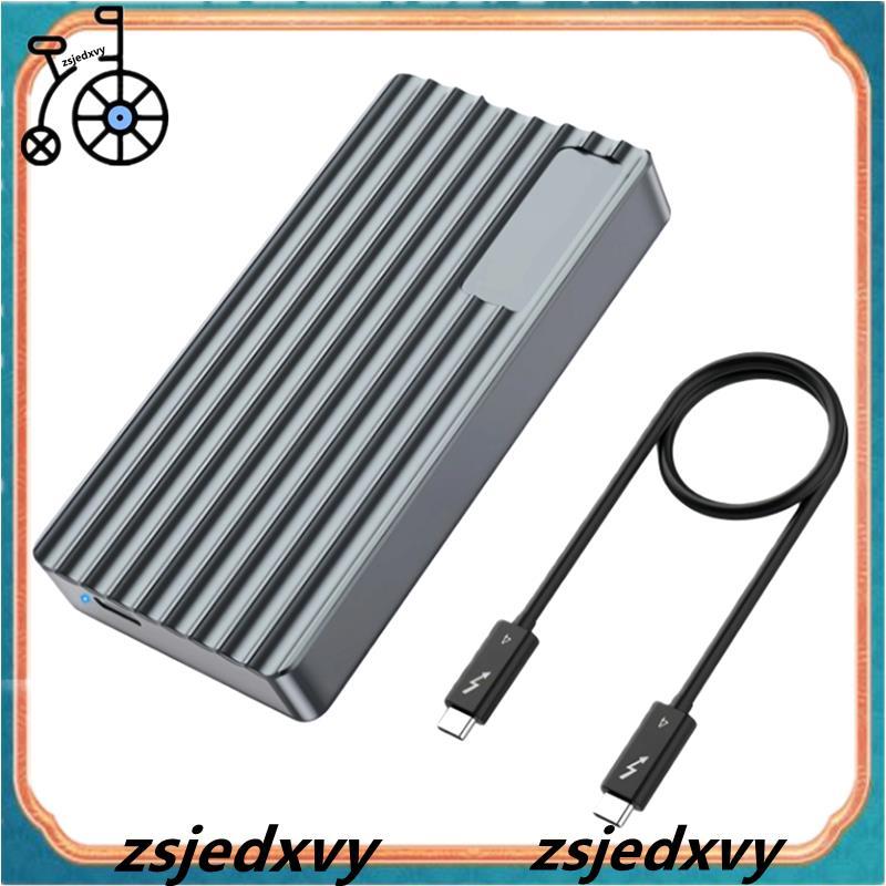 USB4 40Gbps M.2 NVMe กรณี M2 SSD Enclosure สําหรับ 4 3 Nvme Reader SSD ที่อยู่อาศัยกล่องฮาร์ดไดรฟ์