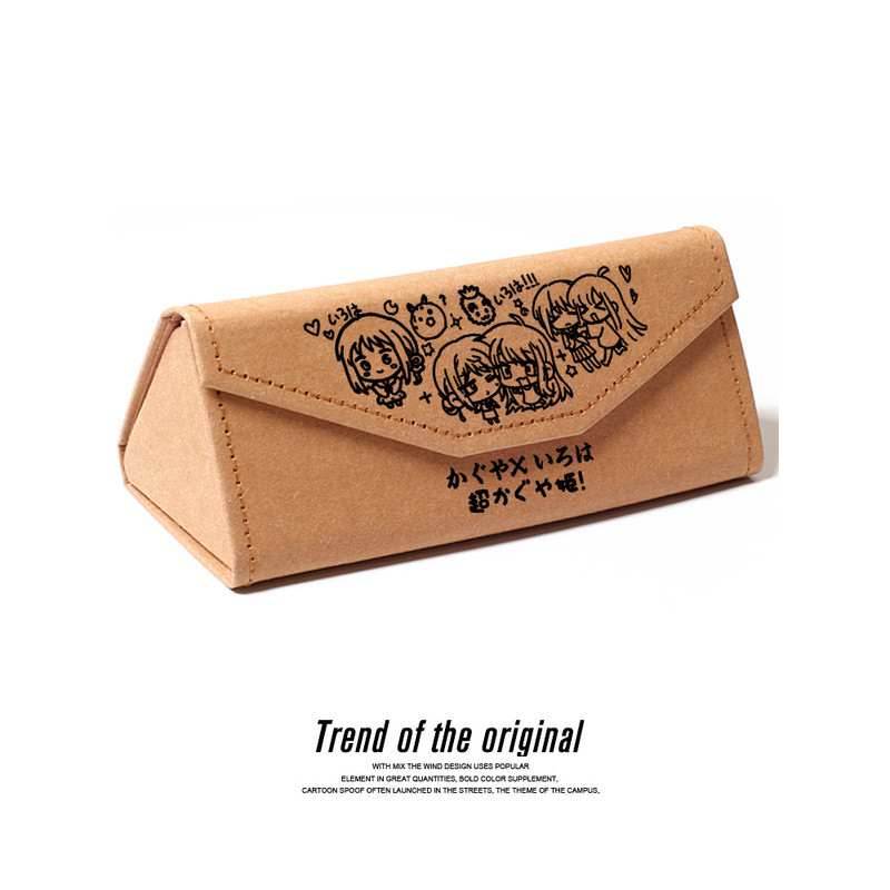 Anime Student Storage Pencil Choujikuu Kaguya Sanae Kaguya Box Glasses