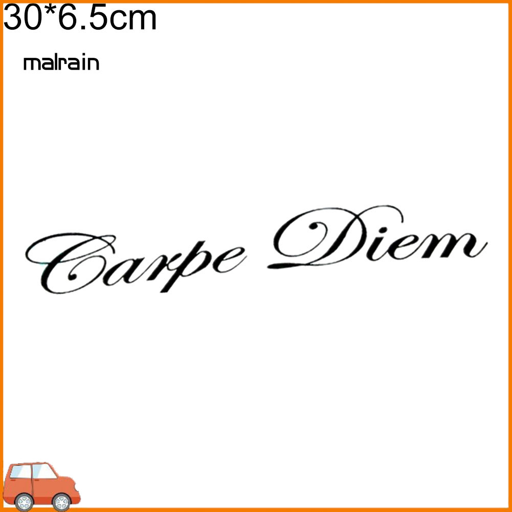 [Ma] Carpe Diem Letters Design Car Vehicle Front Windshield Stickers Decor