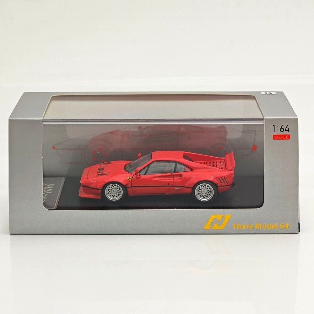 1/64 เหลาเฟอร์รารี 288 GTO สีแดงกว้างร่างกายเปิดปกรุ่น เหลา รุ่นจําลองอัลลอยรถรุ่น เรือ ใหม่เอี่ยมยั
