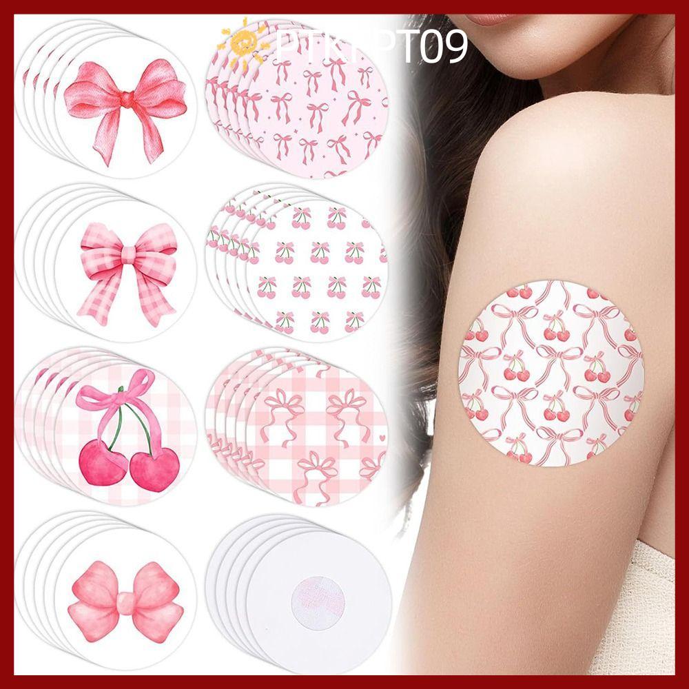 แพทช์กาว CGM Sensor Tape กันน้ําและเหงื่อ ออกแบบการ์ตูนสีสันสดใส ปลอดภัยสำหรับผิว ขนาด 2/3