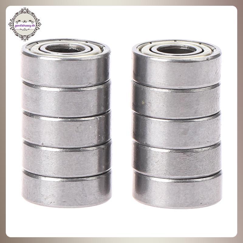 GG 10 ชิ้นร่องลึกเหล็กคาร์บอนทรงกลมแบริ่งขนาดเล็ก 696ZZ TH