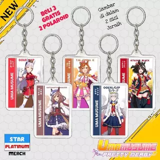 Gantungan Kunci Uma Musume - พวงกุญแจ Uma Musume Pretty Derby - Ganci Anime - Gantungan Kunci Matikananhauser - Og