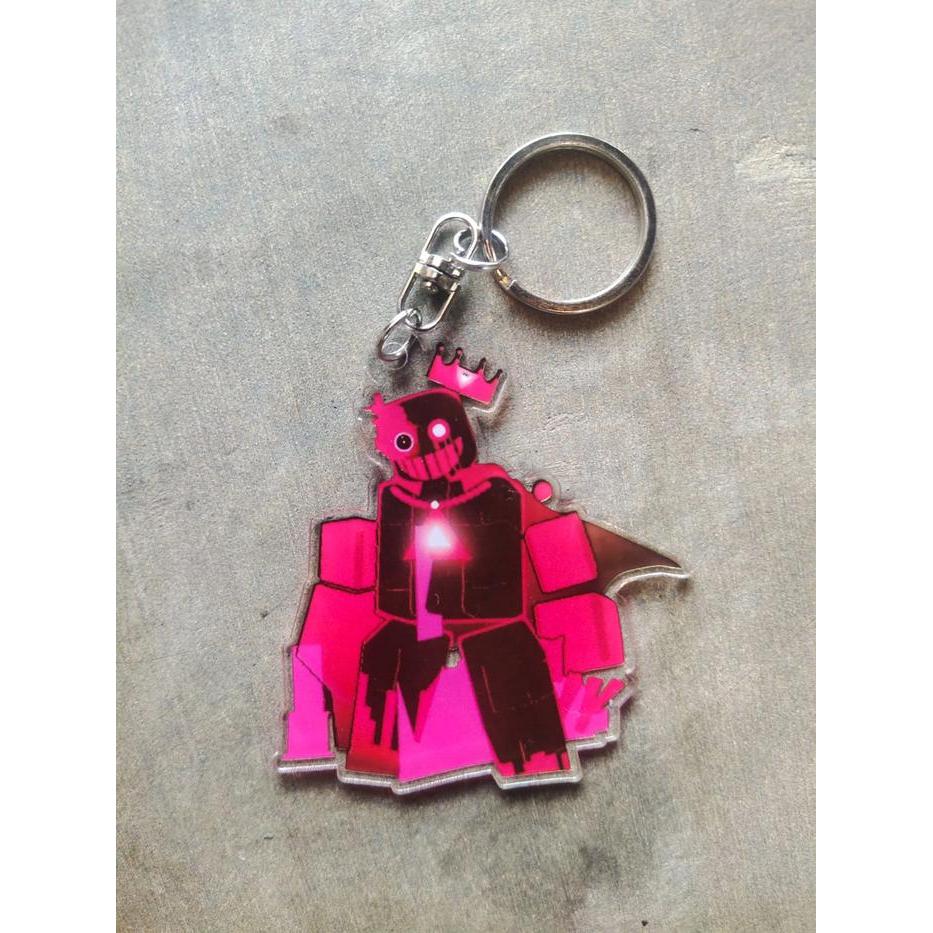 Gantungan Kunci Akrillik John Doe ผิวไม่ยอมแพ้ John Doe Forsaken Roblox Premium HD Ganci Akrilk John