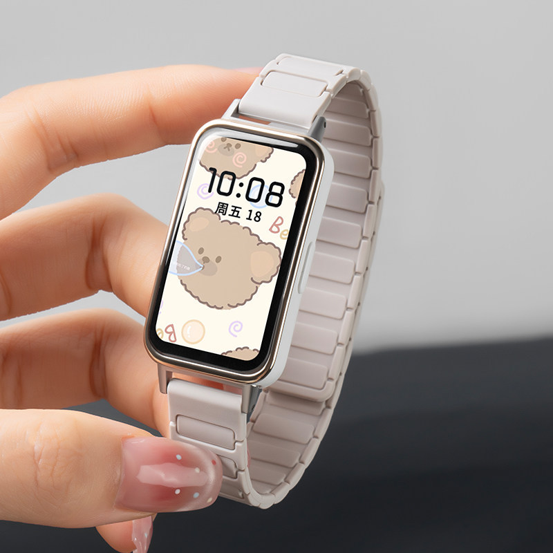 สายรัดแม่เหล็กสําหรับHuawei Band 11 10 9 8 ProสายนาฬิกาอัจฉริยะHuawei Band 11 Proเปลี่ยนสายรัดข้อมืออุปกรณ์เสริม
