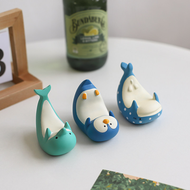 ผู้ถือโทรศัพท์น่ารัก litem desktop holder เพนกวินสัตว์ที่วางโทรศัพท์สํานักงานสก์ท็อปแบบพกพาสนับสนุนก