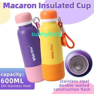 Sunny 600ML 304 Stainless Steel double-walled construction flask Macaron Insulated Light Oxygen Cup