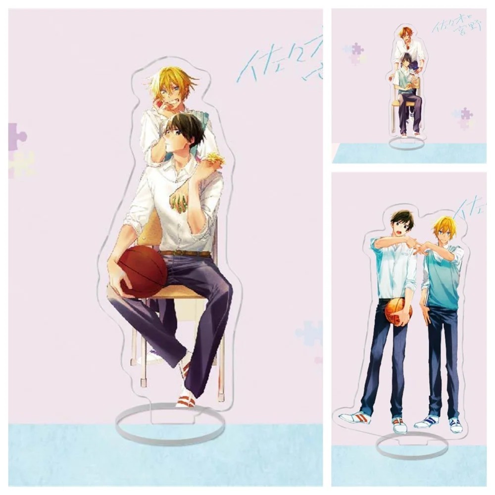 อะนิเมะ Standee รุ่น Sasaki to Miyano micha อะคริลิคโต๊ะศึกษาตกแต่งของขวัญสําหรับหลงใหลแฟนอะนิเมะ BL