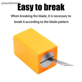 Yosunbinmg] Professional Blade Disposal Container Snap Off มีดเสียใบมีดกล่องเก็บ Tinted Film Stier เครื่องมือตัดสามารถใหม่