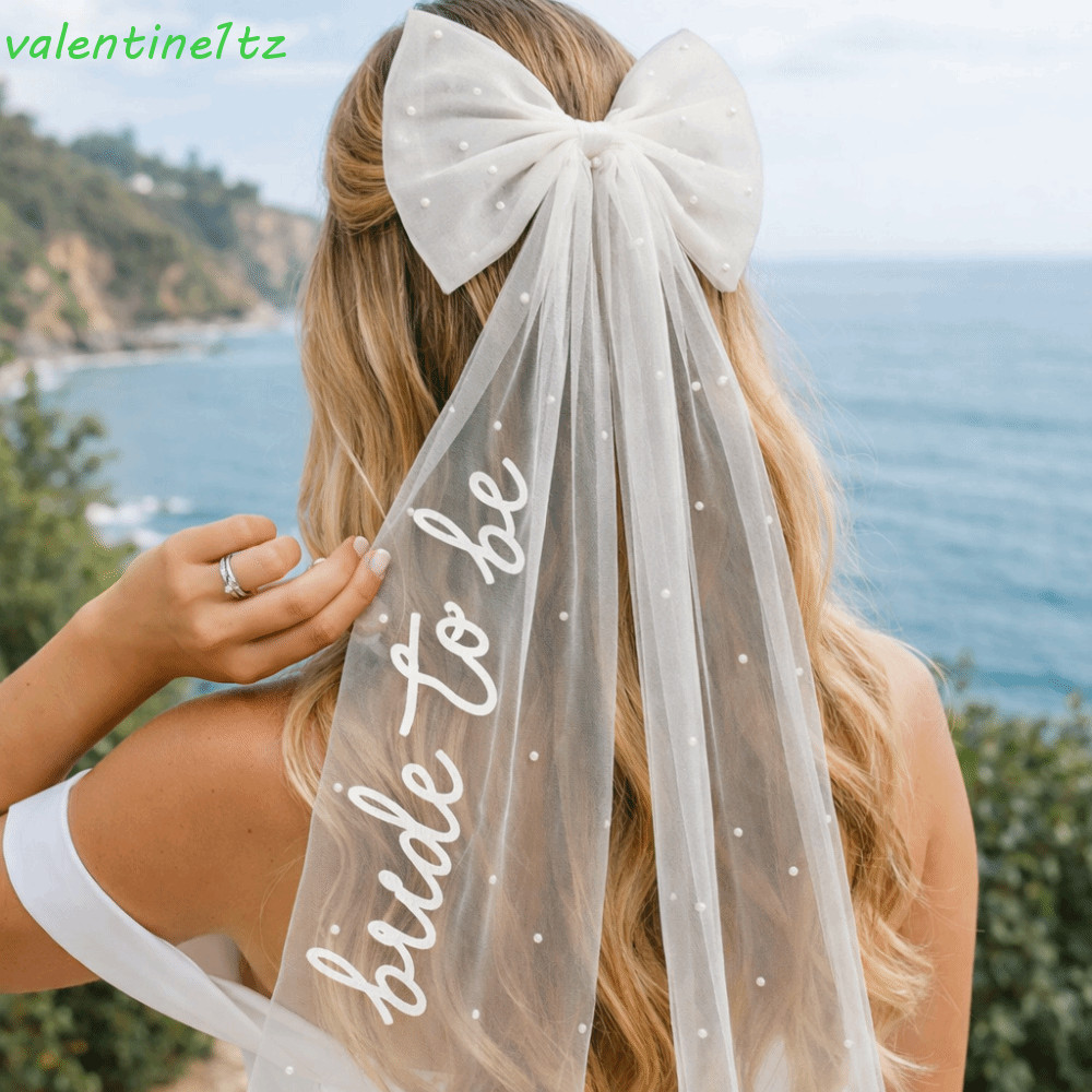 YOGIC Marry Veil, ริบบิ้นมุกผ้าคลุมหน้าเจ้าสาว, veil สองชั้นสำหรับเจ้าสาว