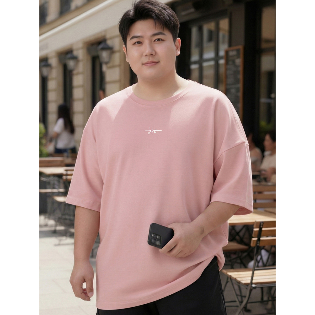 2R270 ผู้ชาย Tshirt Lelaki Baju T เสื้อ XL-5XL Crop Top เสื้อผ้าขนาดใหญ่สไตล์เกาหลี Plus ขนาดเสื้อรอ