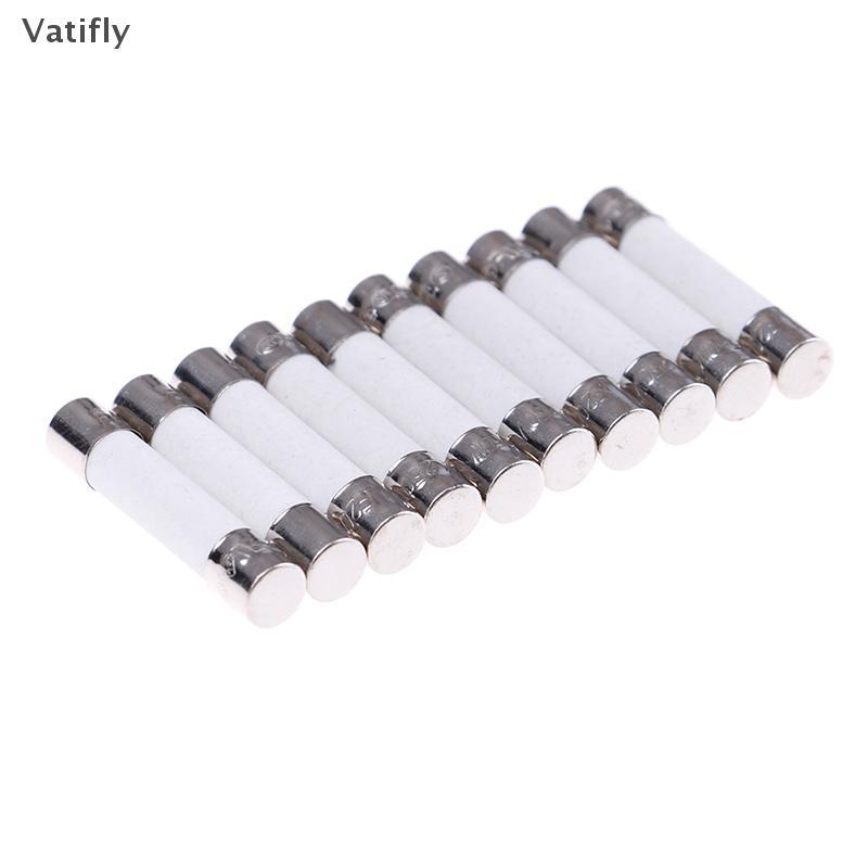 ใหม่ 10 ชิ้นไมโครเวฟฟิวส์เซรามิคไฟฟ้า 20A 250V อุปกรณ์ DIY 6x30 มม.ร้อน