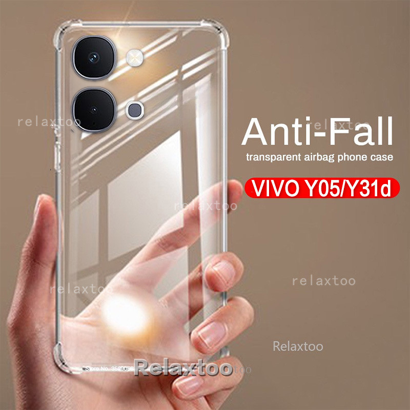 VIVOY05 Y31dปลอกใสสําหรับVIVO Y05 Y31d Y11d VivoY05 s t Y05S Y05T VIVOY05S VIVOY11d VIVOY31d 4G 5Gซิ