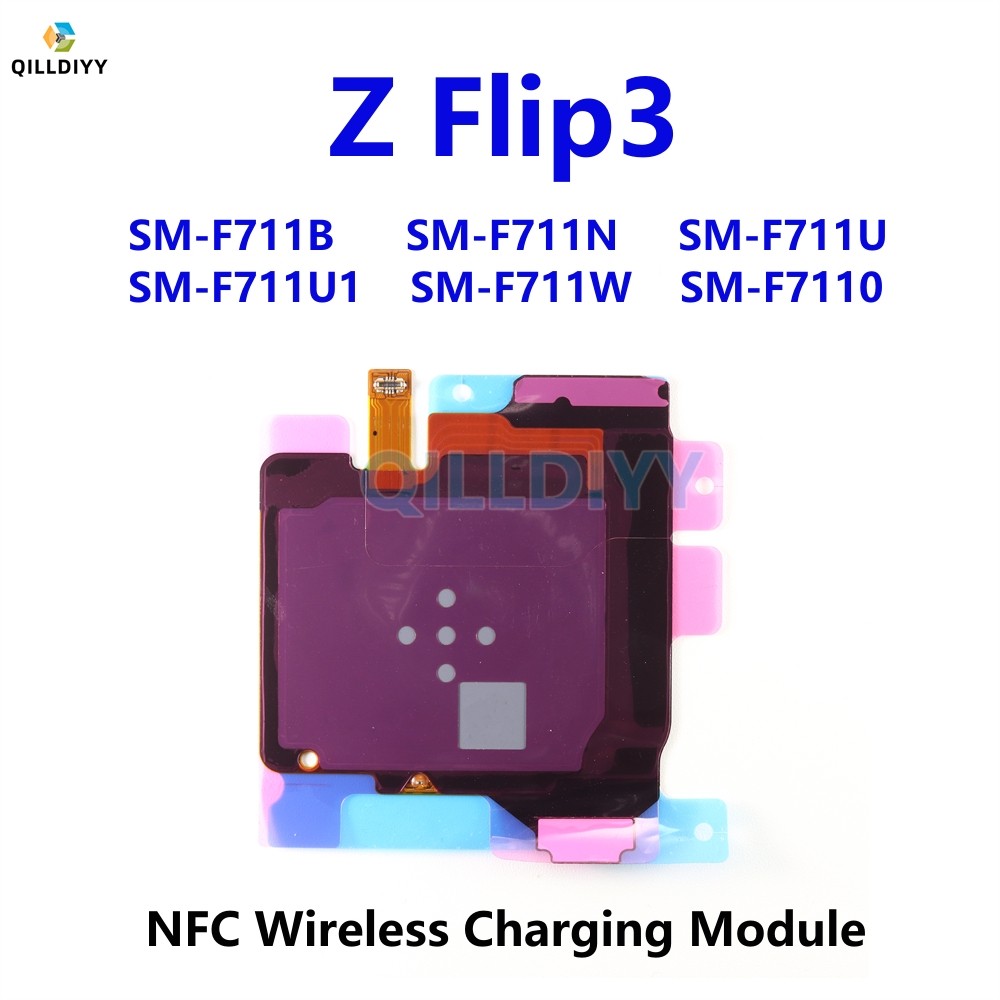 ไร้สายชาร์จ Induction Coil NFC โมดูล Flex สายซ่อมสําหรับ Samsung Galaxy Z Flip3 Flip 3 5G F711B F711