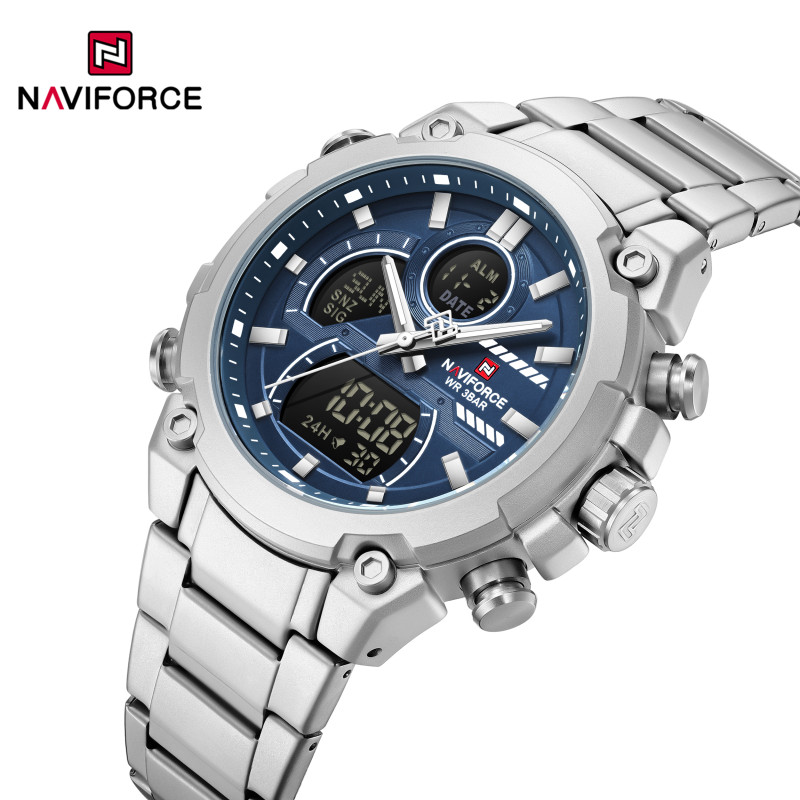 NAVIFORCE NF9278 Bussness นาฬิกาข้อมือใหม่สําหรับผู้ชายนาฬิกาแฟชั่นดิจิตอลกันน้ํา