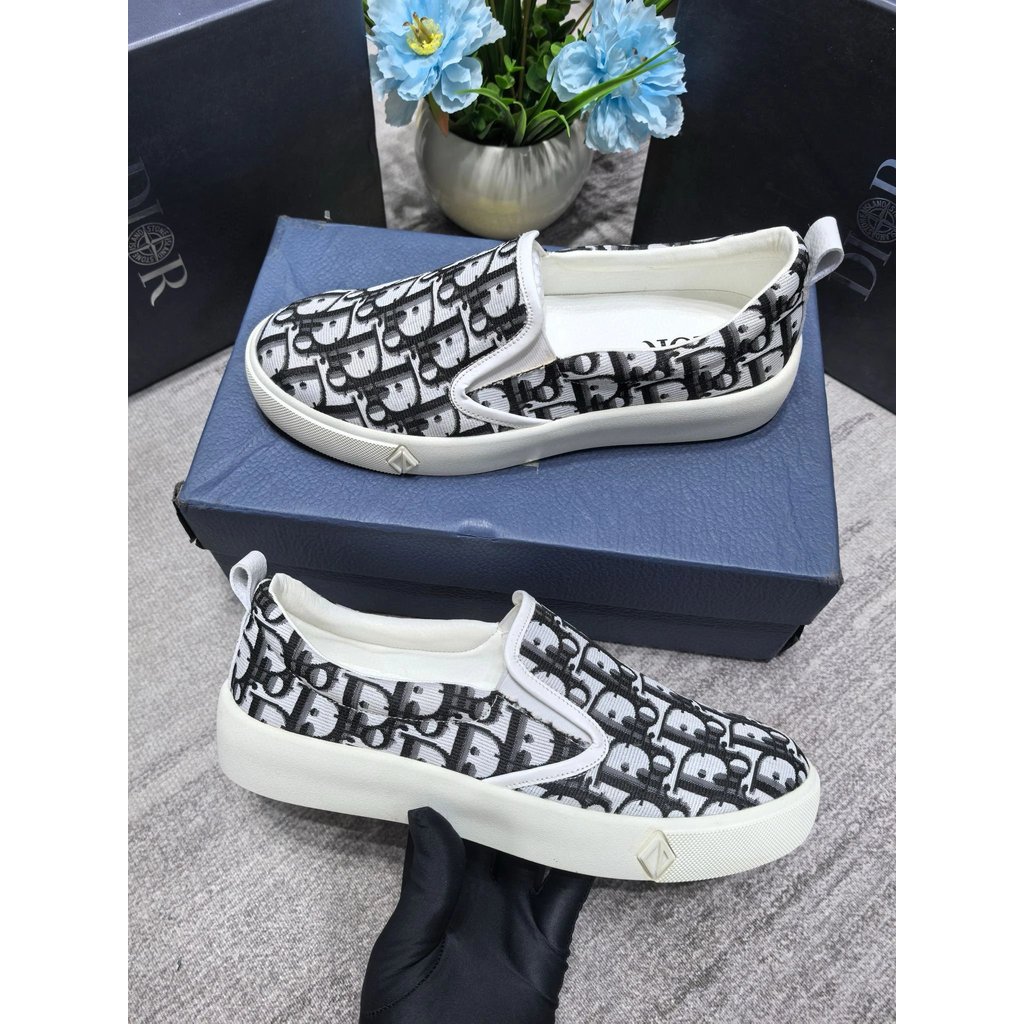 Dior Vans Slip-on Vans Annaheim Pure Original Real Shot Dior Vans Slip-on Vans Mens Shoes Womens Sho