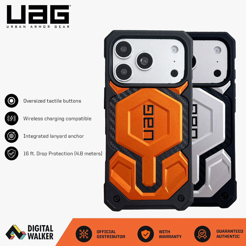 Uag เคสแม่เหล็กหุ้มเกราะลายพรางสําหรับ iPhone 17ProMax iphone17pro iPhone17 ฝาครอบป้องกันกันกระแทกสํ