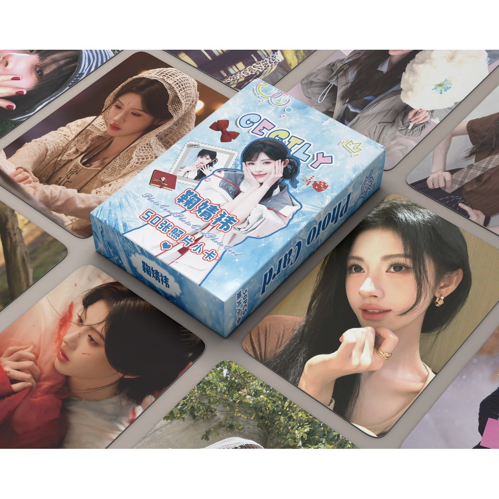 50-55pcs ละครจีน Actor Kiku Ceciliy Ju Jingyi Holographic Lomo การ์ด VEIL OF SHADOWS Qian Xiangyin เ