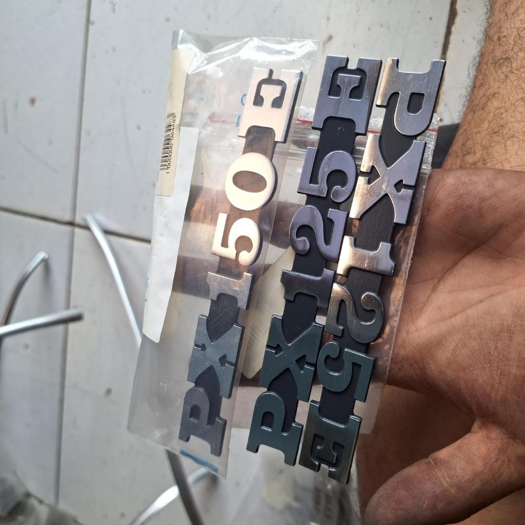 สัญลักษณ์ vespa PX150E italy ดั้งเดิมเดียว หมายเลขเท่