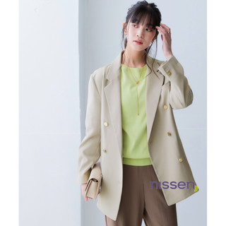[จัดส่งจากประเทศญี่ปุ่น] Nissen_  เสื้อสูทเบลเซอร์โอเวอร์ไซส…