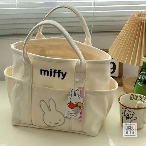 [Ready Stock] กระเป๋าสะพายข้างพลาสติกหนา ออกแบบน่ารัก สำหรับบรรจุอาหารกลางวัน สะดวกในการพกพา