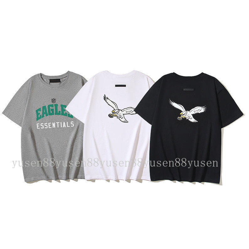 热老裙子 เสื้อยืด essentials พิมพ์花宽松圆领 เสื้อยืด 男女同款上衣