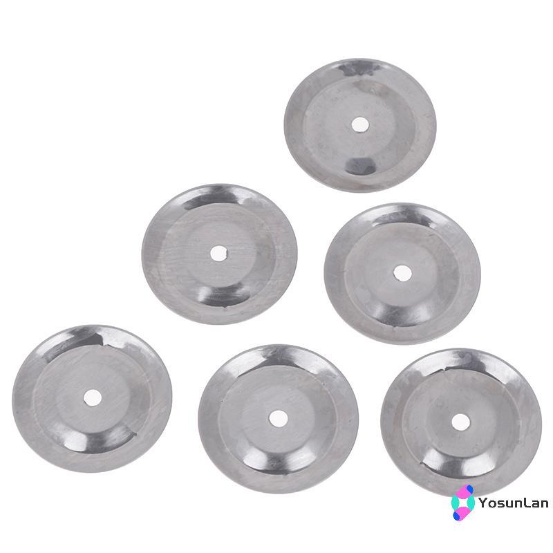 YosunLan] 50 ชิ้น Tambourine Bell แหวน Jingle Bell เหล็กสําหรับ Handbell Chara กลองบ่วง Tambourine แ