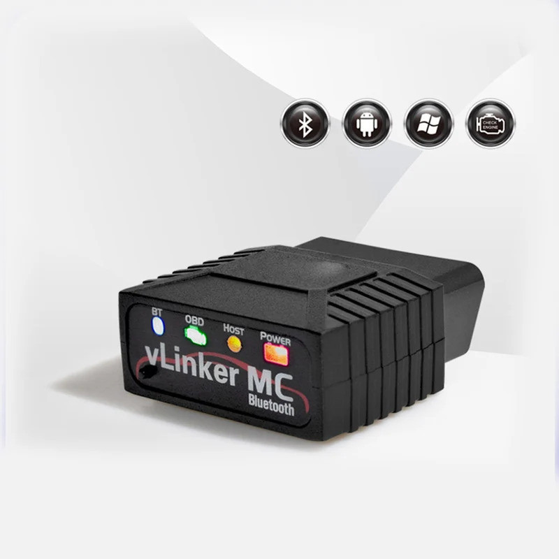 VLinker MC 3.0 / 4.0 บลูทูธ V2.2 รุ่นรองรับเครื่องมือวินิจฉัยความผิดพลาดในรถยนต์ Android OBDII