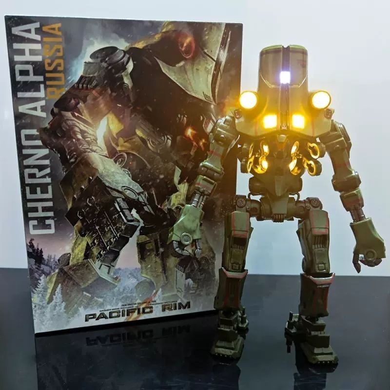 Pacific Rim Action Figure NECA Gipsy Danger Crimson Typhoon Alpha LED Light Up Mecha ของเล่น