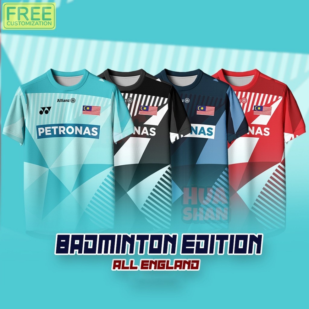 เสื้อ MLAYSIA BADMINTON (ALL ENGLAND 2025)