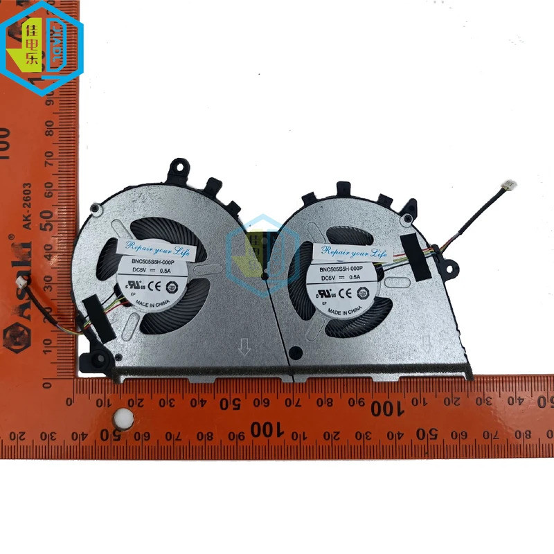 UM425 DC5V คอมพิวเตอร์ Cooling CPU พัดลมสําหรับ Asus ZenBook UM425Q UM425QA UM425UAZ BNC505S5H-000P 