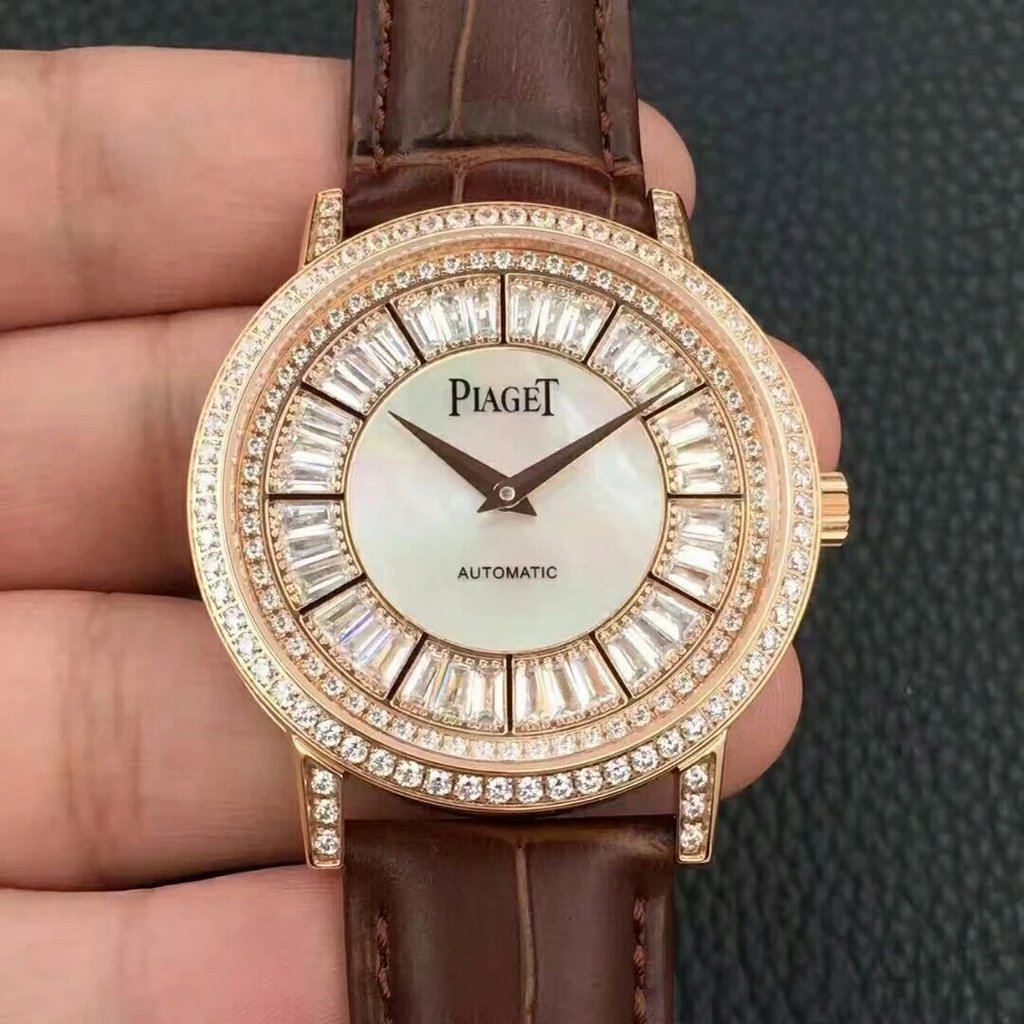 YMYQ [MW ผลิต] piaget piegt Extraordinary Treasures Full Diamond Mens Mechanical Watch