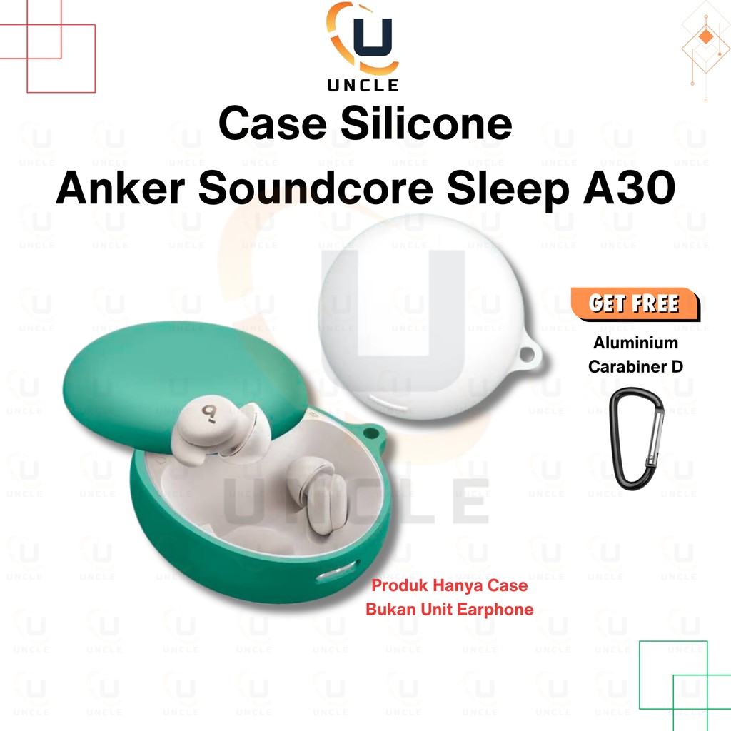 เคสซิลิโคน Anker Soundcore A30 + คาราบิเนอร์