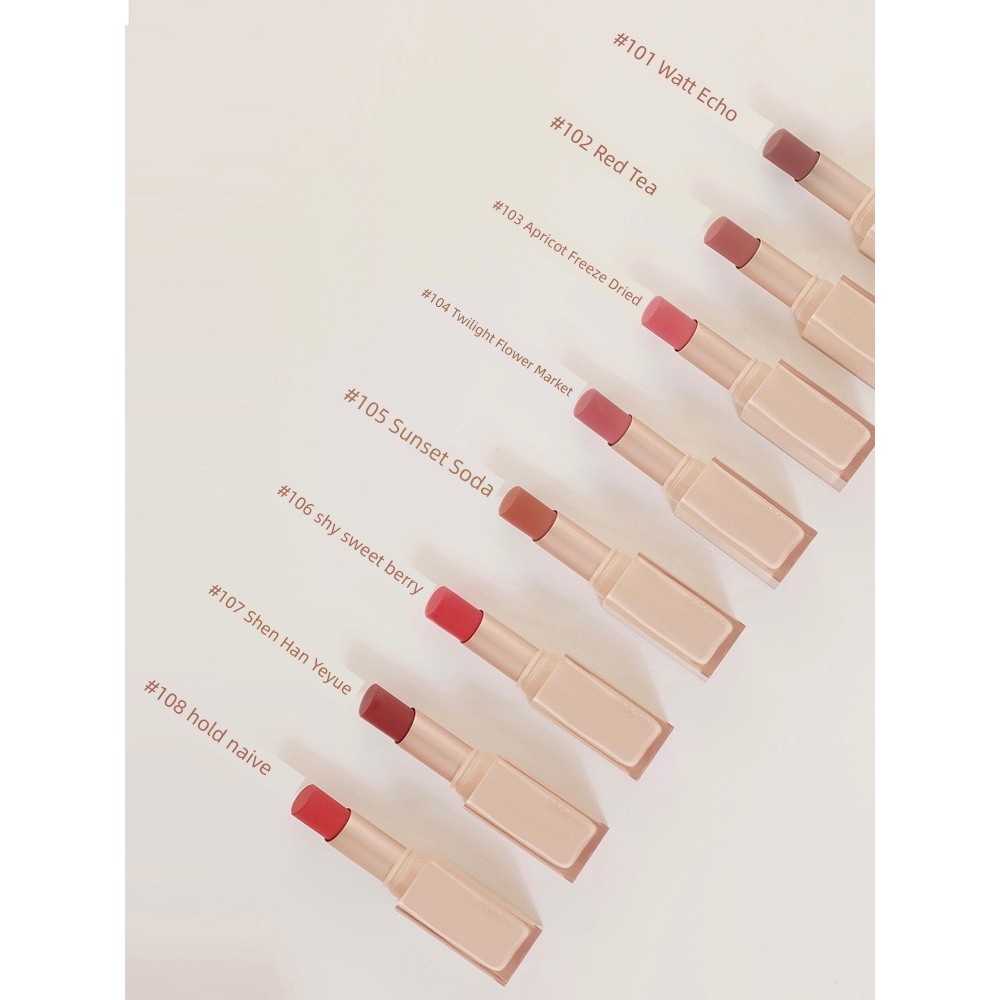 ลิปแมท lipstick Joocyee Enzyme Color Floating Toffee Lipstick ลิปสติก
