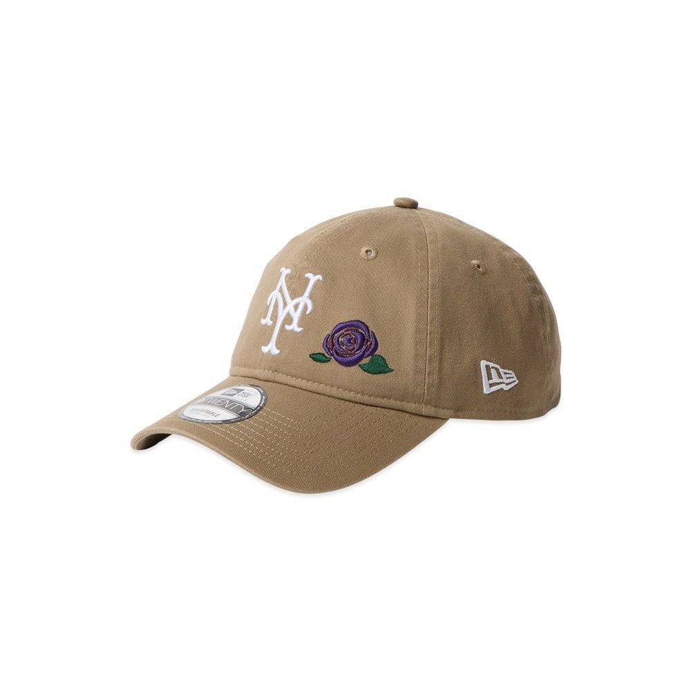 New Era 9Twenty Cross Strap With Rose York Mets British Khaki Unused