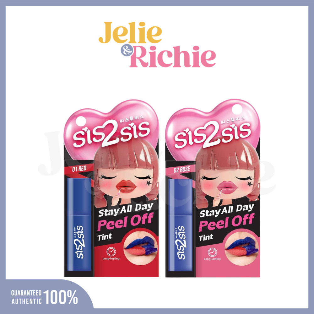 ซิสทูซิส สเตย์ ออล เดย์ พีล ออฟ ทินท์  Sis2Sis Stay All Day Peel Off Tint  2.3g