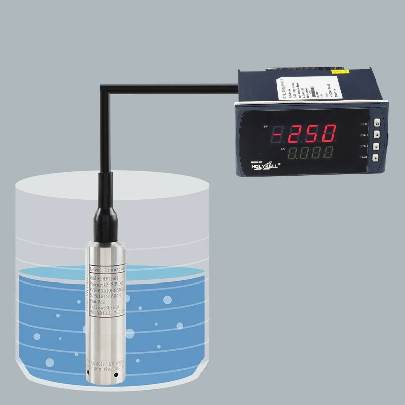 สําหรับ Holykell Submersible Water Liquid Tank Level Sensor กันน้ํา IP68 4-20ma 50bar เซ็นเซอร์ความด