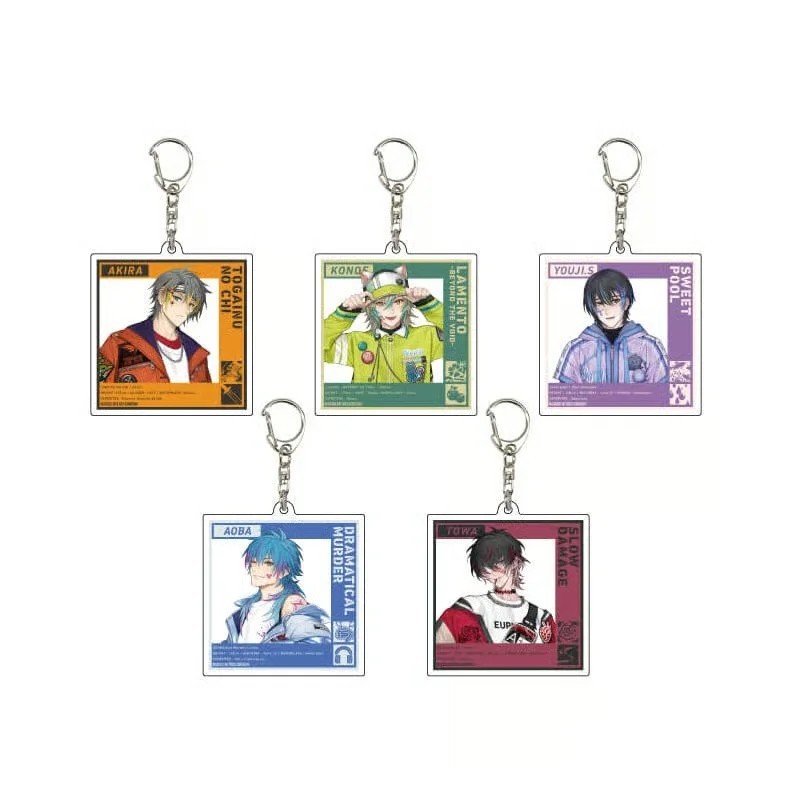 พวงกุญแจอะคริลิคอะนิเมะ BL Nitro + chiral Aoba Akira Konoe Youji Towatical DRAMA Murder ความเสียหายช