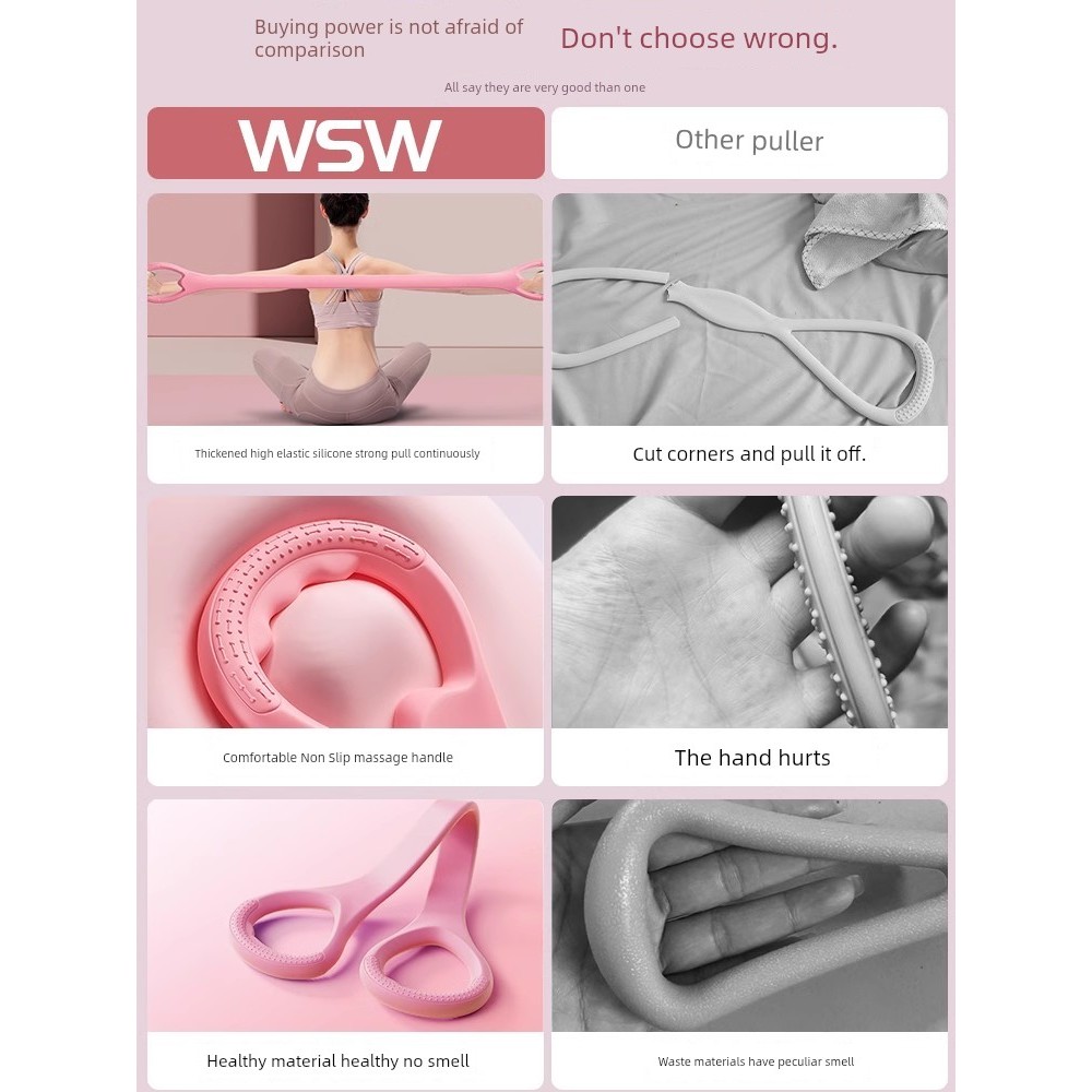 Wsw Open Back Fitness Yoga Tensioner