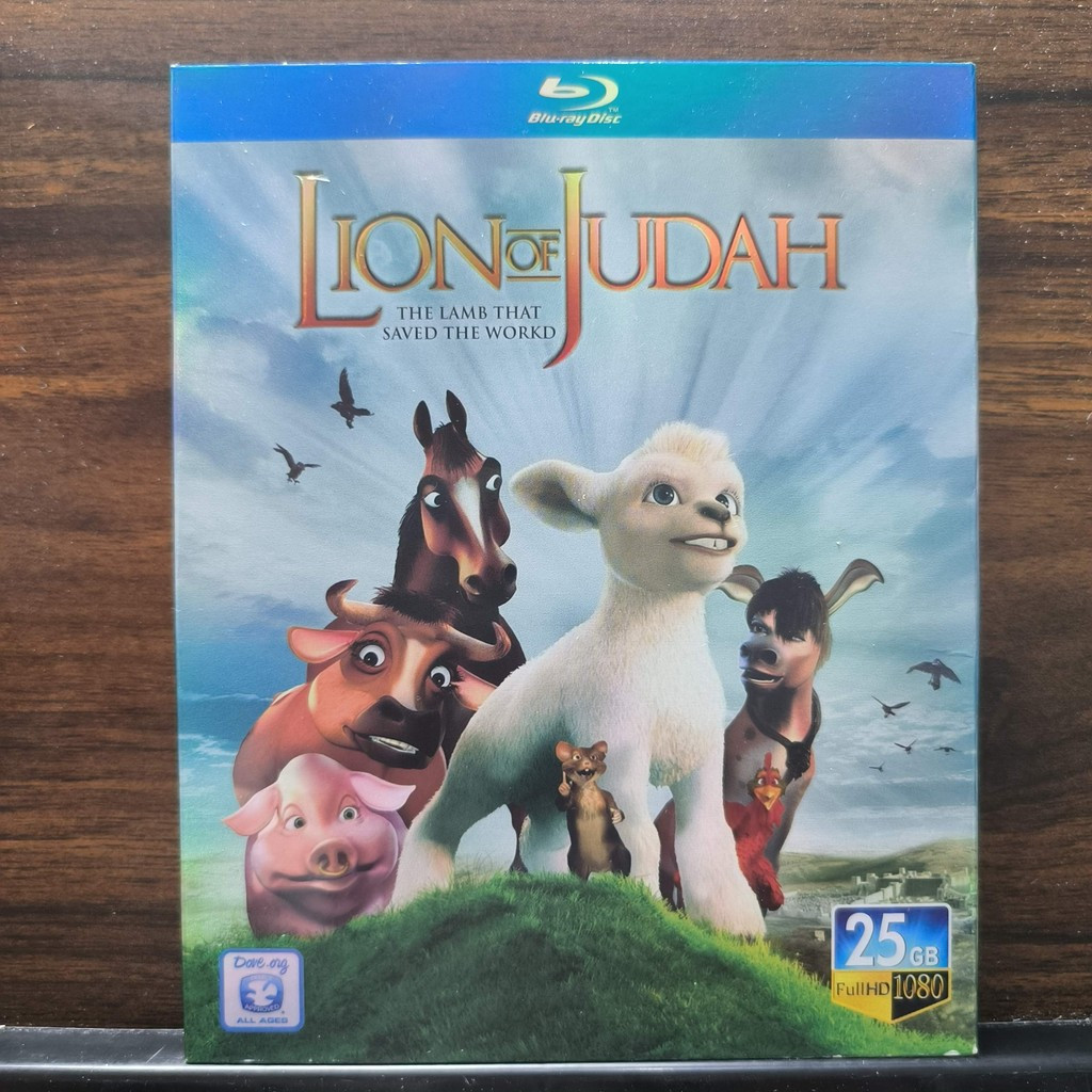 Blu-ray Disc American Animation The Lion Of Judah (2011) ภาษาอังกฤษจีนสเปนยี่ห้อใหม่กล่อง 25GB BD A9