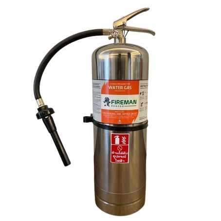 🔥ส่งเร็ว ถูกสุด🔥 FIREMAN ถังดับเพลิงชนิดน้ำตัวถังสแตนเลส (Water Gas) ขนาด 6 / 9 ลิตร ถังดับเพลิง เครื่องดับเพลิง 20 ปอน