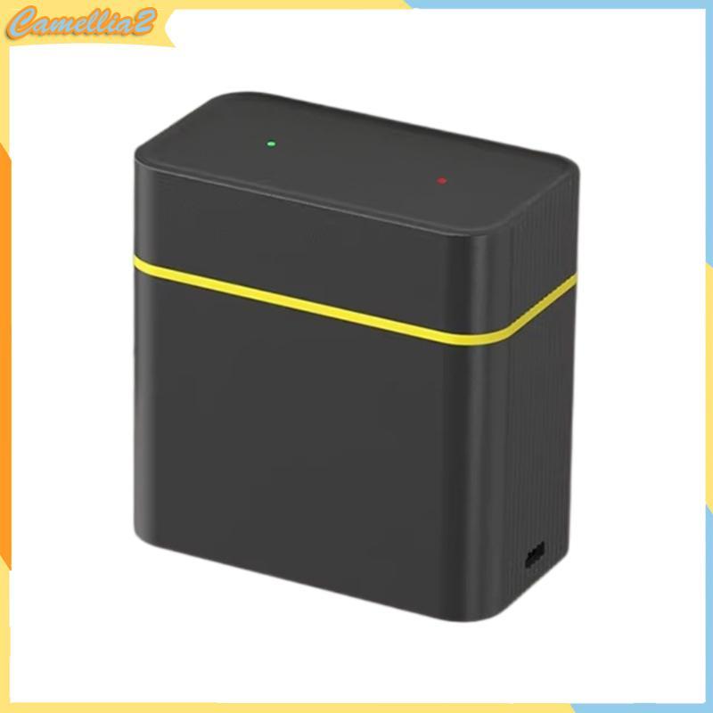 กล่องชาร์จ 9V Cam 2-Slot พร้อมช่องชาร์จอิสระและเคสไฟ LED การจัดการพลังงานที่มีประสิทธิภาพ